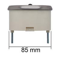 Tachymètre 0-4000RPM 12V/24V RPM Jauge Ambre/Blanc Lumière Tachymètre Avec LCD Hourmeter pour Diesel Voiture Bateau 85MM MP-85-TA-02