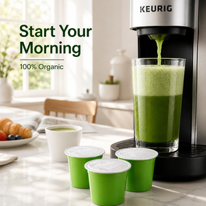 Capsules de matcha énergétiques et saines compatibles avec les machines Keurig, riches en antioxydants biologiques, dosettes de thé individuelles, vente en gros - Product Image 2