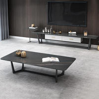 Table Basse Rectangulaire Réglable en Hauteur, Durable, Surface à Motifs Premium, Design Géométrique Élégant pour Salon - Offre Spéciale