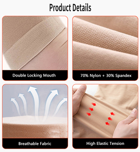 Chaussettes de compression médicale respirantes et douces 20-30 mmHg pour hommes et femmes, soutien ferme, antidérapantes, hauteur genou, récupération, prix usine CFDA - Product Image 2
