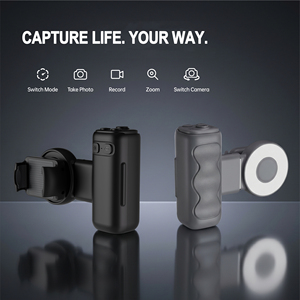 <b>Universal</b> Selfie Phone Shooting Grip Camera Shutter Bluetooth <b>Remote</b> <b>Control</b> Ergonomic Smartphone Photography Handle - Product Image 4