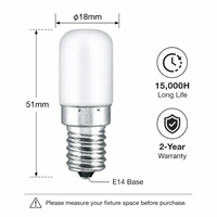 Ampoule LED à économie d'énergie en céramique plastique SMD2835, AC220-240V, 2W, 160LM, Ra>80, RC, culot E14, usage résidentiel