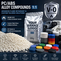 Résine PC ABS à haute résistance WY-A145, mélange 100 % vierge de polycarbonate et d'acrylonitrile pour pièces d'ingénierie de précision
