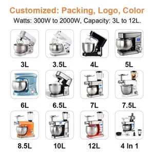 5L batidora Robot bánh ngọt điện bánh bột trộn hành tinh bánh bột trộn kỹ thuật số nhà bếp đứng máy trộn thực phẩm - Product Image 5