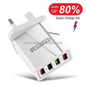 4-Port USB Travel Charger 5V 2A Power <b>Adapter</b> Multi-Port USB Wall Charger with EU UK US <b>Plug</b> for Smartphones Tablets - Product Image 6