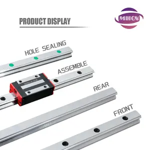 Panduan Linear Perakitan Tinggi HGR 25 1000Mm & Potongan Blok Geser Sesuai Kebutuhan Proses Batu dan Bagian Mesin Lainnya