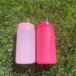 Magazzino USA può a forma di bicchieri da 16 once di plastica colorata in plastica tazza da 16oz bicchieri di plastica con coperchi pp per <span class=keywords><strong>caffè</strong></span> ghiacciato - Product Image 4