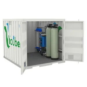 Solar Power Container Filtration System para casa água ao ar livre aldeia água potável estação ultrafiltração UF sistema Solar