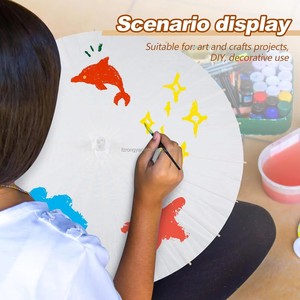 Sombrilla de Papel Clásica de 84 cm de Diámetro, Sombrilla Decorativa Tradicional para Fotografía de Bodas y Fiestas, Venta al por Mayor - Product Image 4