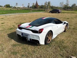 ชุดแต่งสไตล์ SP สำหรับ Ferrari 458 พร้อมกันชน สเกิร์ตข้าง ดิฟฟิวเซอร์ สปอยเลอร์ ฝากระโปรง อัพเกรดสำหรับ 458 - Product Image 3