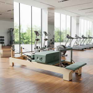 <span class=keywords><strong>Machine</strong></span> de <span class=keywords><strong>Pilates</strong></span> <span class=keywords><strong>Reformer</strong></span> en bois d'érable durable et écologique W8 pour la maison et le studio avec garantie de 5 ans - Product Image 6