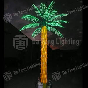 Lampes en forme de cocotier étanches IP65 pour événements extérieurs sur le thème tropical et décoration de jardin - Product Image 4
