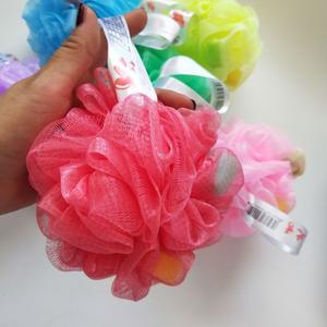 Boules de bain colorées, éponges de bain, fleurs de bain - 1 yuan la pièce en gros, 1 yuan par stand - Product Image 1