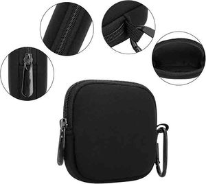Mini pochette en néoprène pour chargeur de téléphone, <span class=keywords><strong>AirPods</strong></span>, câbles USB et écouteurs avec adaptateur <span class=keywords><strong>MagSafe</strong></span> et porte-clés - Product Image 1