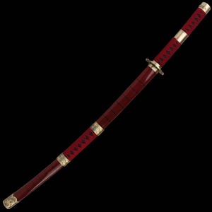 <span class=keywords><strong>Katana</strong></span> en bambou rouge Roronoa <span class=keywords><strong>Zoro</strong></span>, nouvelle collection populaire <span class=keywords><strong>de</strong></span> l'anime One Piece, accessoire <span class=keywords><strong>de</strong></span> cosplay, pour collection et décoration - Product Image 6