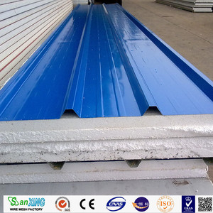 Tôle ondulée galvanisée de couleur bleue, sur mesure, 0,8 m x 3,6 m - Product Image 4