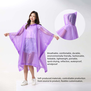 <span class=keywords><strong>Poncho</strong></span> de Chuva Personalizado com LOGO de Fábrica, Cores Personalizáveis, Alta Qualidade, Unissex, para Caminhadas ao Ar Livre em Peva - Product Image 3