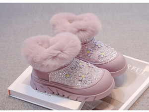 Giày bông trẻ em-Giày Tuyết Ấm Áp và mềm mại cho mùa thu và mùa đông, với đế dày chống trượt. - Product Image 3