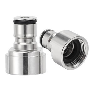 Adaptateur de raccord de fût Sankey en acier inoxydable 304, filetage G5/8, kit de conversion à déconnexion rapide pour fût de bière, raccords pour <span class=keywords><strong>gaz</strong></span> et liquides - Product Image 1