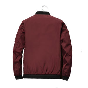 Giacche da Baseball <span class=keywords><strong>Bomber</strong></span> taglie forti da uomo con etichetta privata personalizzata - Product Image 2