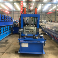 Machine de formage à froid automatique pour poutrelles CZ avec système de contrôle PLC, équipement de formage à rouleaux