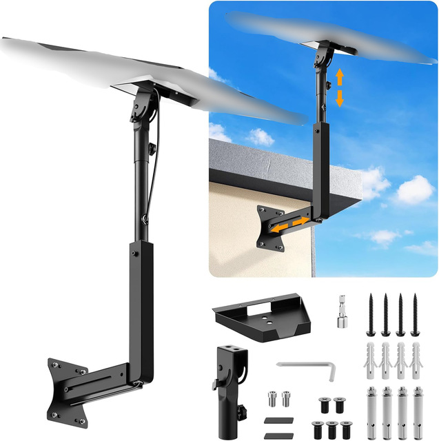 Hot Sale Adjustable Tilt Swivel Long Wall Starlink Gen 3 Universal Powder Coated Heavy Duty Aluminum Pole Outdoor Dish Mount