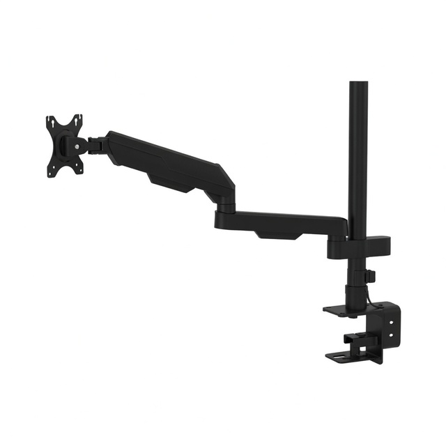 Zhongjia New Adjustable Dual Monitor Desk Mount Stand Aluminum Alloy Gas Spring Monitor Arm 90 Degree Tilt 180 Degree Swivel 360
