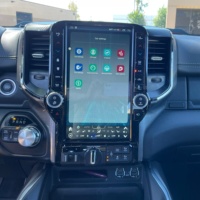 PA 13.6 "Android 12.0 Tesla tarzı dikey ekran araba Stereo DVD OYNATICI Gps navigasyon Dodge Ram 2019- 2023 için araba radyo
