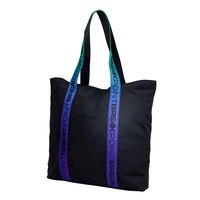 Sac fourre-tout pour femme de grande capacité, réutilisable, uni, avec logo personnalisé, sac de shopping, sac à main pour la promotion d'entreprise
