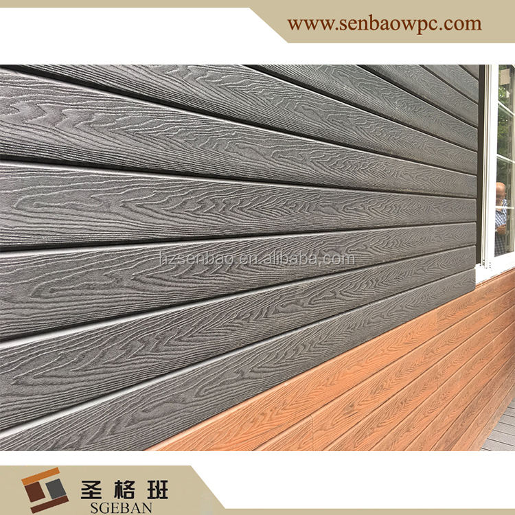 Modern WPC Wall Siding Panel for Exterior Cladding - Waterproof ...