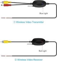 Émetteur-récepteur vidéo sans fil couleur 2,4 G pour caméra de recul de véhicule/caméra avant de voiture