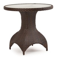 Tables et chaises hautes de luxe en rotin plastique pour restaurant, ensemble de salle à manger pour l'extérieur, mobilier de jardin