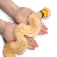 Lots de Cheveux Humains Indiens Bruts 613 Blond Miel Ondulés pour Vente en Gros aux Salons