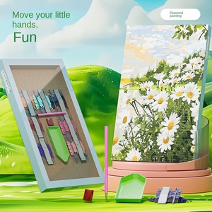 Bức tranh kim cương tự làm hiện đại từ loạt phong cảnh Anime mới hỗ trợ khung vẽ tay Xuyên biên giới cho trẻ em và người lớn - Product Image 6