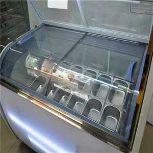 Réfrigérateur/<span class=keywords><strong>congélateur</strong></span> profond, 20 pièces, vitrine d'exposition de crème glacée italienne, bon marché - Product Image 5