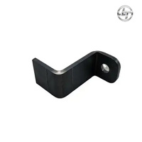 Accessoires industriels en acier au carbone noir, plaque épaisse, support en forme de L, pièces de montage et d'estampage pour la construction