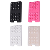 Nouveau design 2026 – Support de carte de crédit/identité en silicone à ventouse – Accessoire de téléphone portable – Étui pour carte mobile