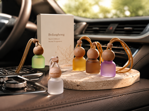 Flaconi Vuoti in Vetro Colorato da 10ml con Collare in Legno, Deodorante per <span class=keywords><strong>Auto</strong></span>, Fiale per Profumo, Confezione Pronta per la Spedizione - Product Image 6