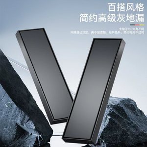 Desagüe de suelo de acero inoxidable Invisible 304, pistola Rectangular larga, Hotel para baño de diseño gris, ducha, ingeniería desodorante - Product Image 4