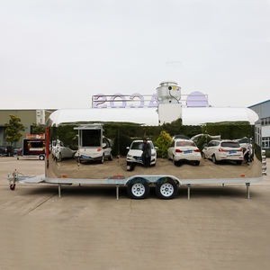 Chammp 2026 Remolque de <span class=keywords><strong>Comida</strong></span> Grande de Acero Inoxidable, Cocina Móvil para Hot Dogs, Helados, Hamburguesas, con Equipamiento Completo de Restaurante - Product Image 5