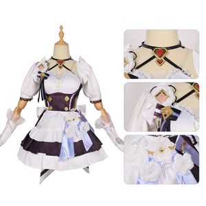 Costume de cosplay de <span class=keywords><strong>femme</strong></span> de chambre Elysia du jeu Honkai Impact 3rd, ensemble de robe, fête d'Halloween, tenues de <span class=keywords><strong>femme</strong></span> de chambre pour <span class=keywords><strong>femme</strong></span> - Product Image 6