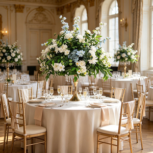 Boules de fleurs artificielles vertes personnalisées pour décorations de mariages, boules de fleurs en soie faites à la main - Product Image 1