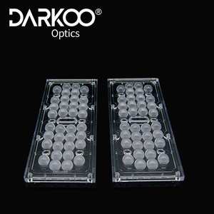 173x71mm 야외 하이 스퀘어 12 터널 Smd 사용자 정의 교체 수직 Type3 모델 광학 가로등 렌즈 - Product Image 6