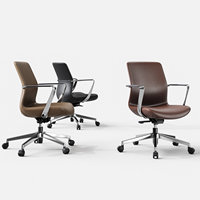 Chaise de bureau ergonomique de luxe neuve en cuir, directement de l'usine, pour la maison et le bureau, chaise pivotante réglable pour le travail sédentaire