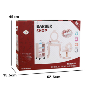Juego de Roles Montessori de Madera para Niños, Barbería de Juguete, Interacción Padres-Hijos, Aprendizaje Cognitivo Temprano - Product Image 2