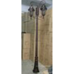 Lámpara de Jardín Exterior de Aleación de Aluminio de 2.6M con Doble Cabezal LED Semi Empotrada - Product Image 2