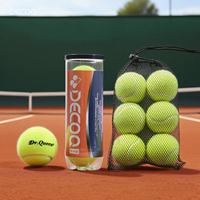 Équipement d'entraînement de tennis professionnel pour la compétition amateur Haute élasticité Écologique 65 mm de diamètre 130-138 cm Balles de tennis