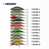 NOUVEAU Leurre de pêche en gros en matériau composite 50mm 4.5g 65mm 8g, Leurre Minnow coulant, Appât dur pour la pêche en mer et la pêche à la truite