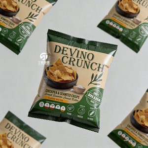 Bolsas de Embalaje de Aluminio con Sellado Trasero y Limpieza de Nitrógeno, Impresas a Medida, MOQ Bajo, para Chips, Nueces y Snacks Secos - Product Image 6
