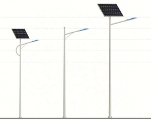 Lampadaire Solaire LED Étanche IP65 avec Batterie Certifiée CE, Lumière du Jour 6000K, Télécommande, Garantie 5 Ans, Idéal Jardin - Product Image 2